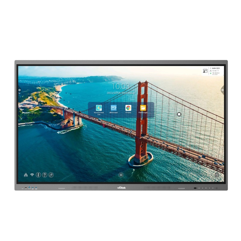 Інтерактивна панель Vivitek NovoTouch 86" (BK862i), комп. модуль (i5 12Gen/8/256/W11Pro), камера з мікрофоном, настінне кріплення